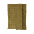 Throw Vera Quilted Velvet - Olive (130x180cm)
