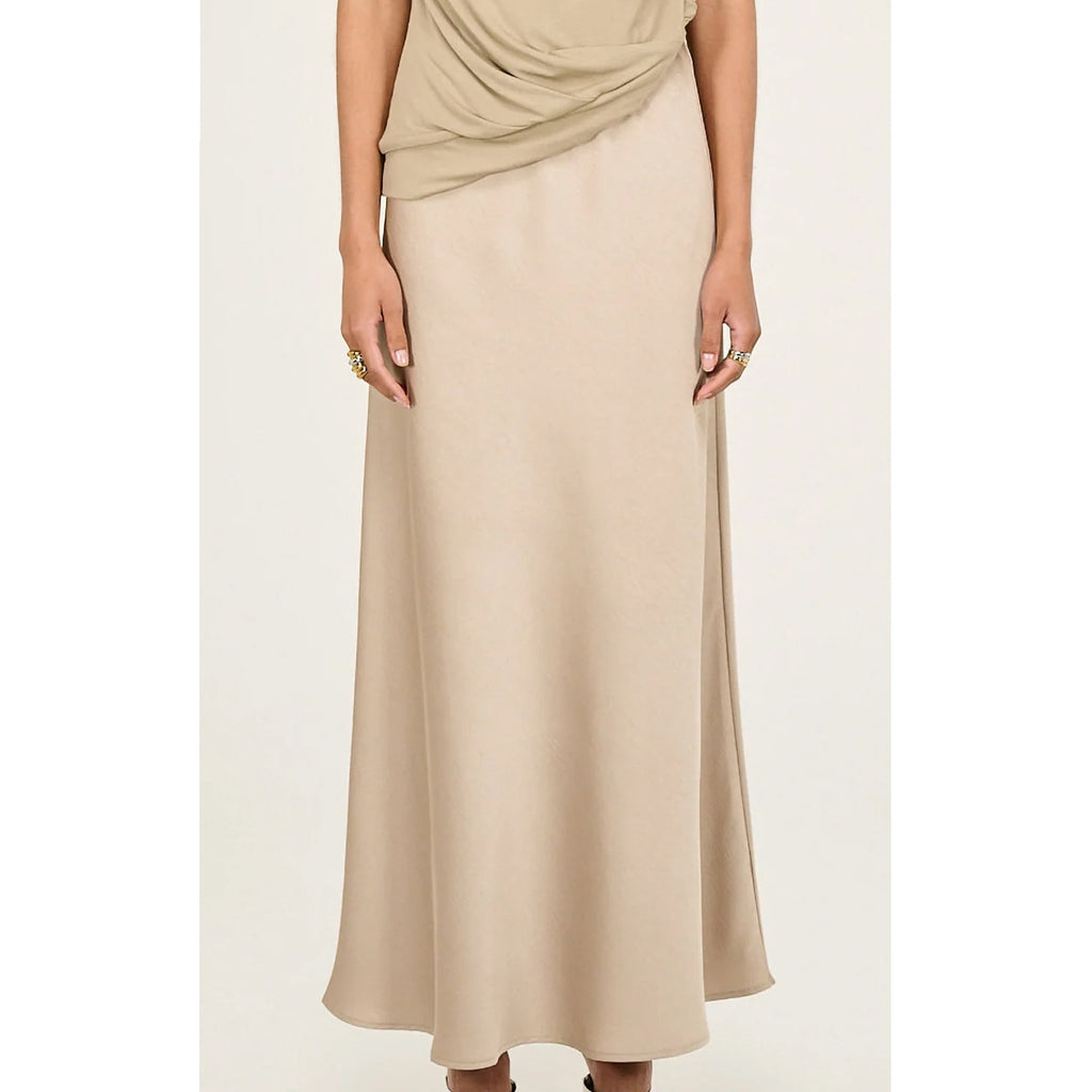 Skirt - Dusk Champagne Bias Maxi
