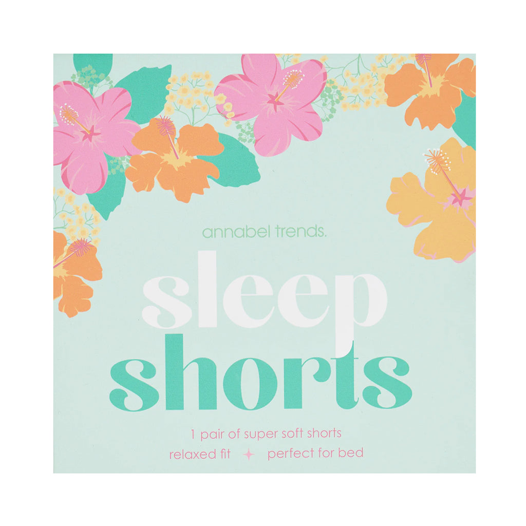 Sleep Shorts - Hibiscus