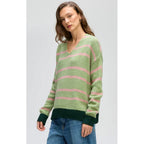 Knit Cozy Stripe - Forrest