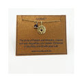 Necklace January Birthstone - Inner Compass Garnet