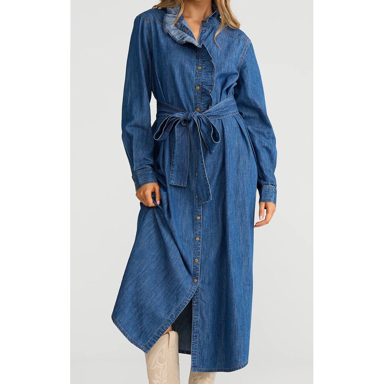 Dress Pedro Maxi - Mid Denim