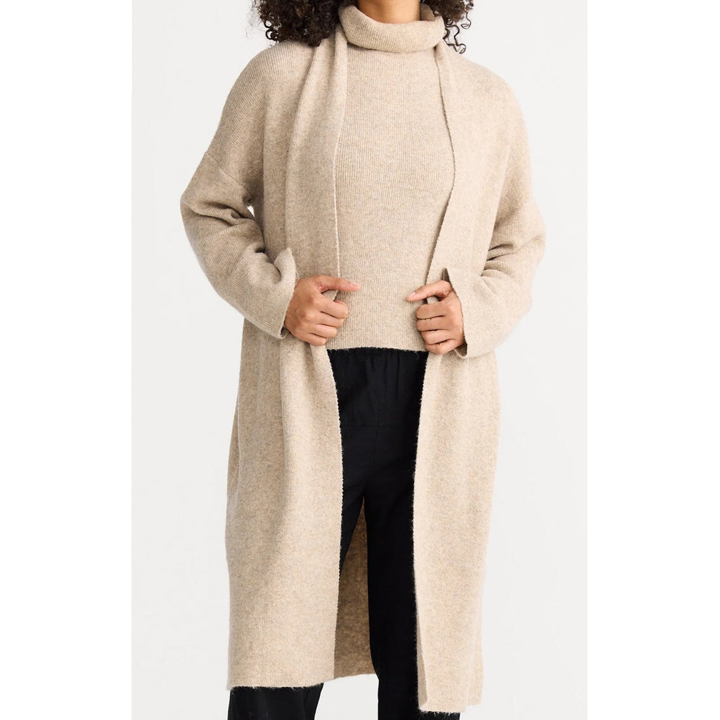 Knit Cardi Lucerne - Oatmeal