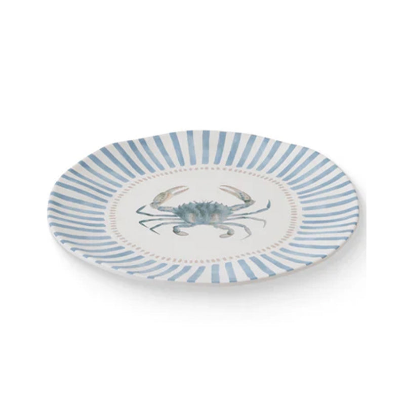 Plate Small Melamine La Mer Crab