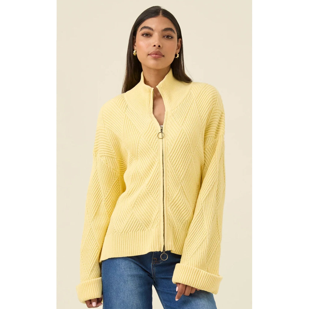 Jumper Sadie Zip - Butter