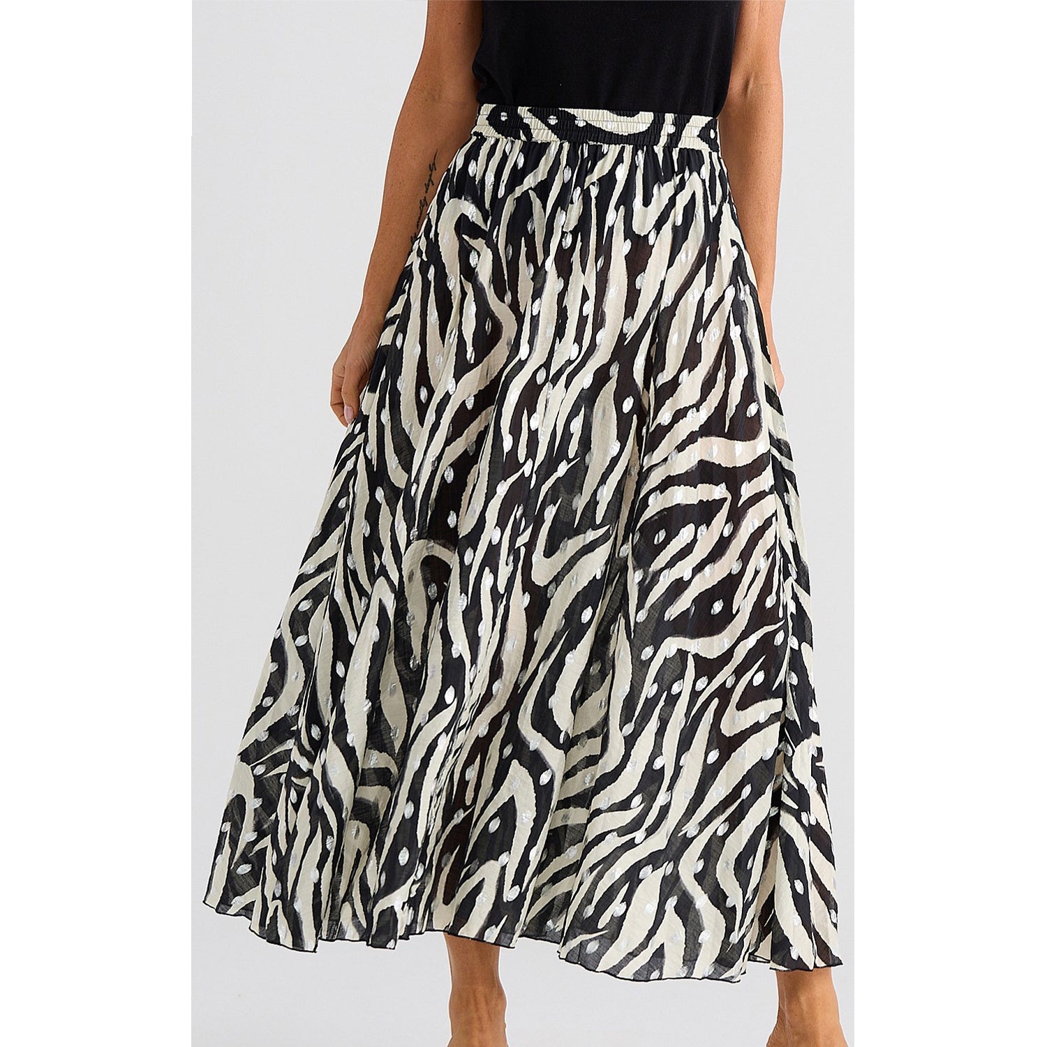 Skirt Helene - Zebra Print
