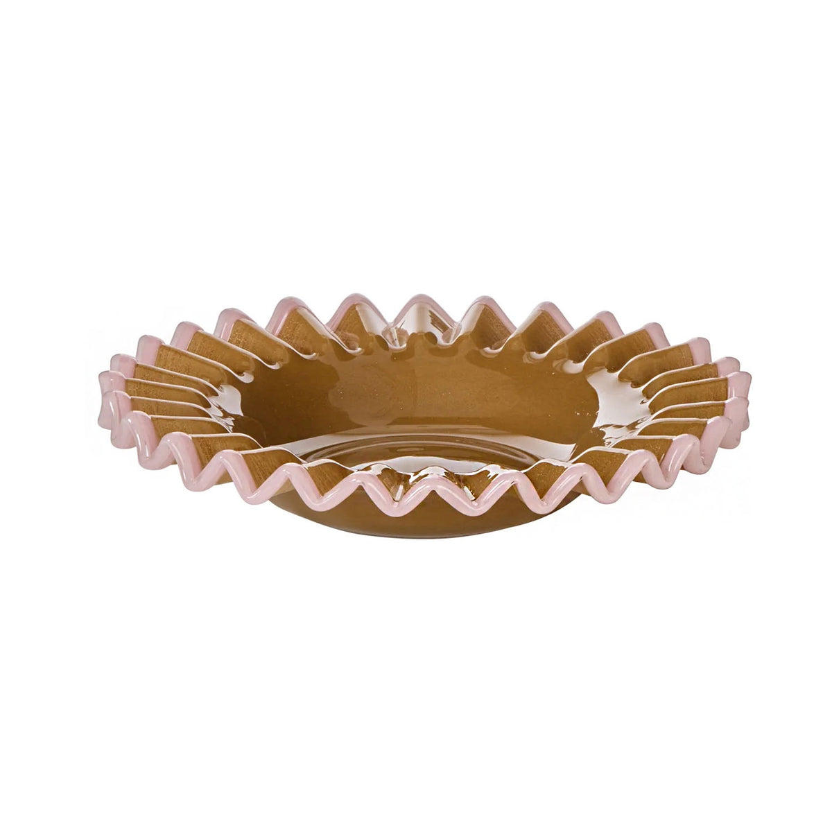 Dish Sigrid Frill - Mustard & Pink