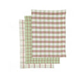 Tea Towel Kit S/3 Recycled Cotton 50x70cm Sage