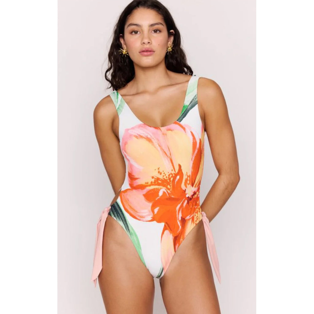 Swimsuit - Zinnia Tie Side One Piece