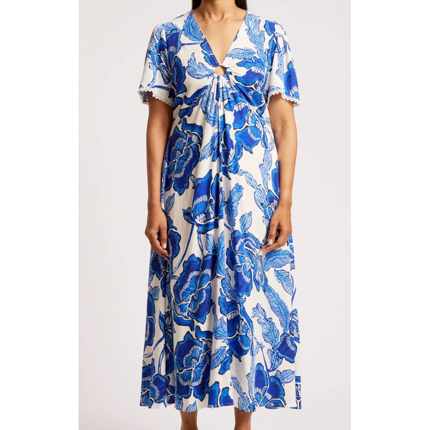 Dress Gaia Maxi - Azure