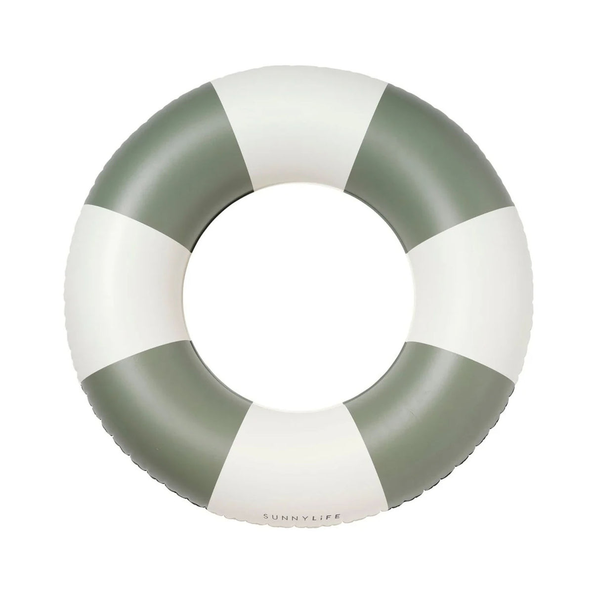 Slim Tube Pool Ring Olive Stripe