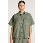 Top Bodhi Denim Shirt - Olive