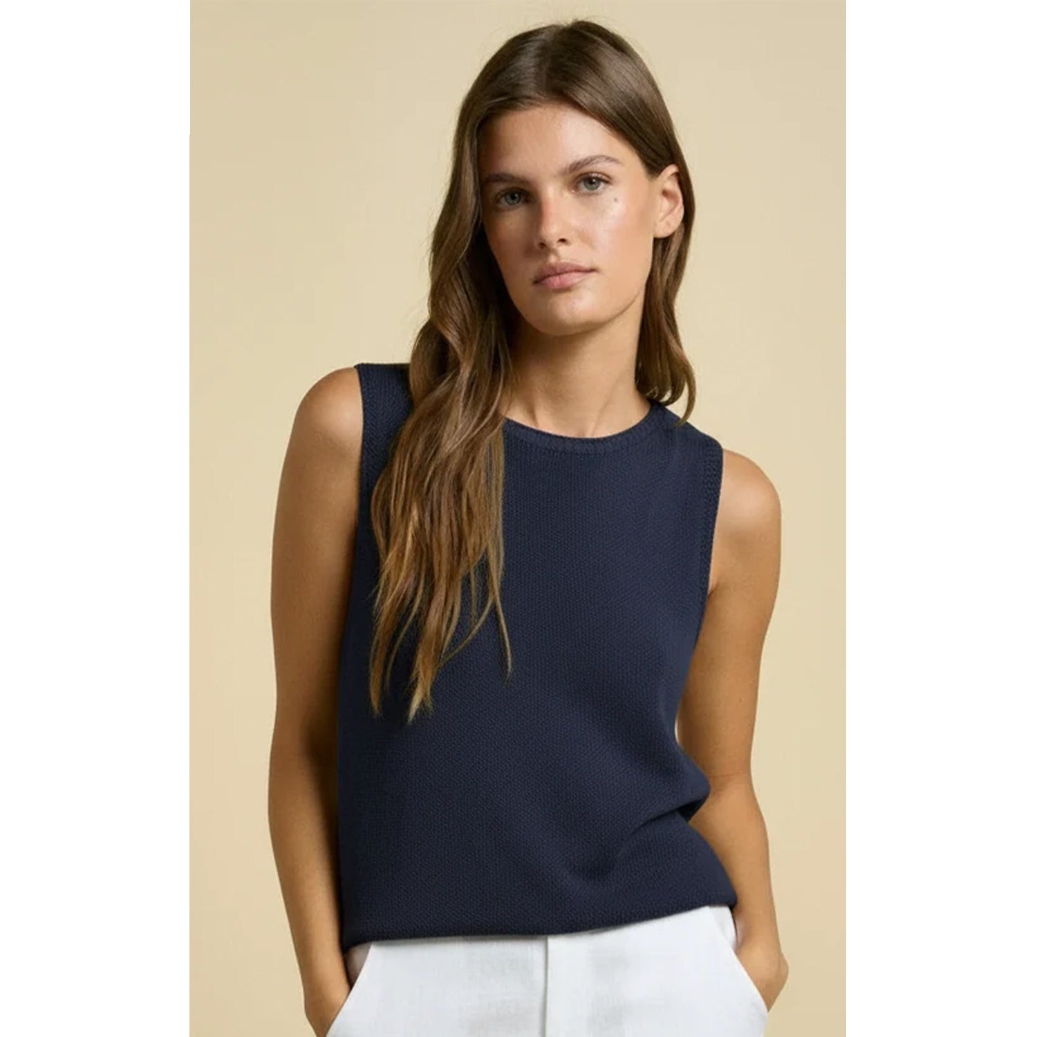Top Spring Tank - Navy