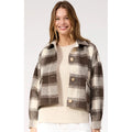 Jacket Fargo Cropped - Brown