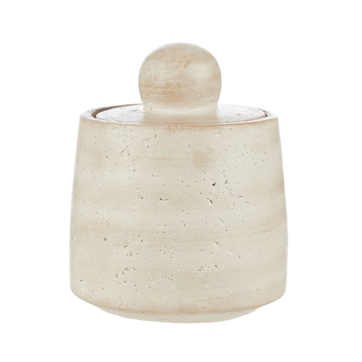 Canister Napier Travertine 15cm