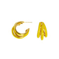 Earrings Parisio Trio - Citrine