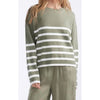 Knit Lottie Stripe Sweater - Khaki