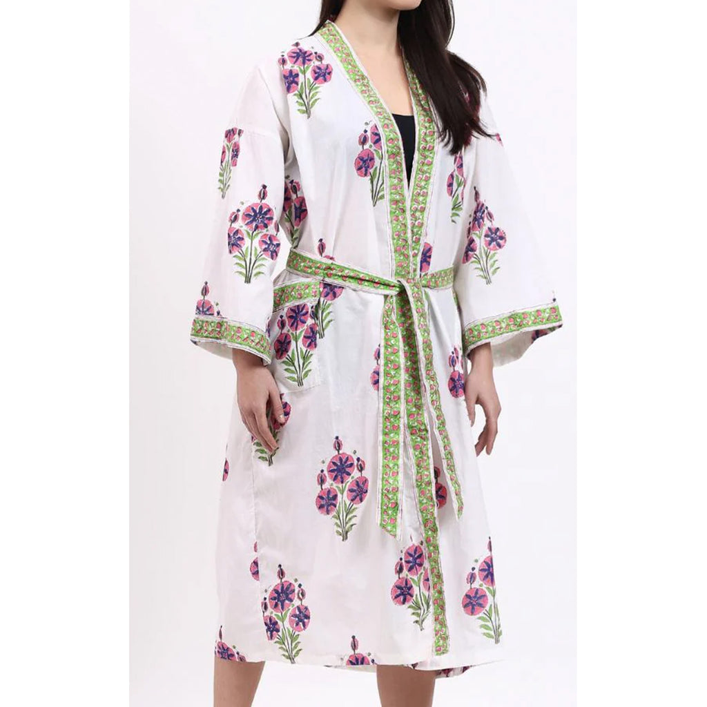 Kimono Cotton - Pink Dahlia