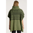 Poncho Maasai ONE SIZE - Pampas/Black