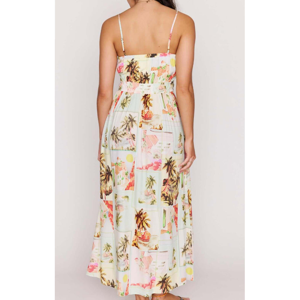 Dress Dolce Midi Sundress - Vintage Postcards