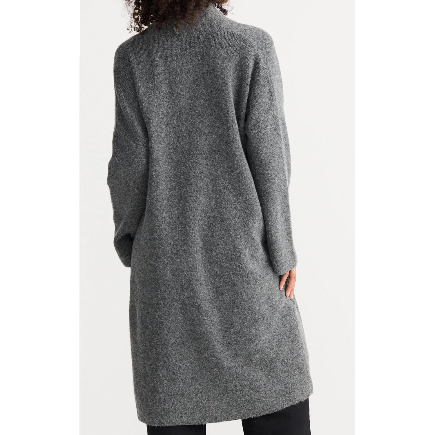 Knit Cardi Lucerne - Charcoal