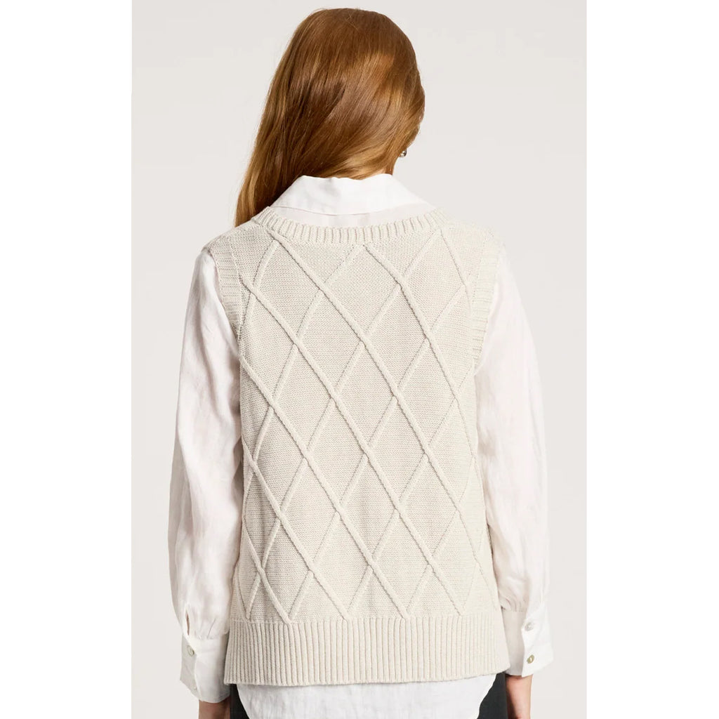 Vest - Liora Knit Bisque
