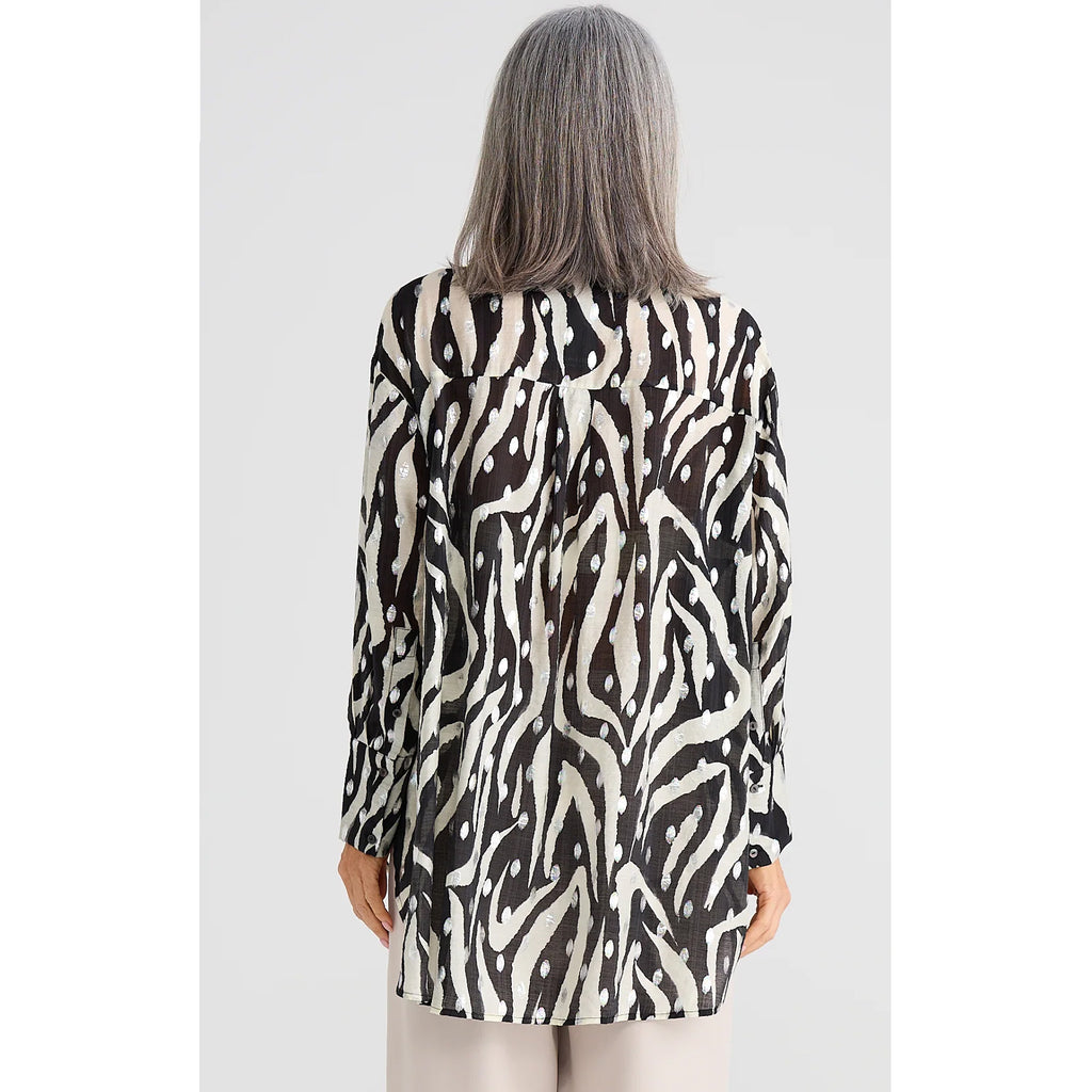 Top Homestead Shirt - Zebra Print