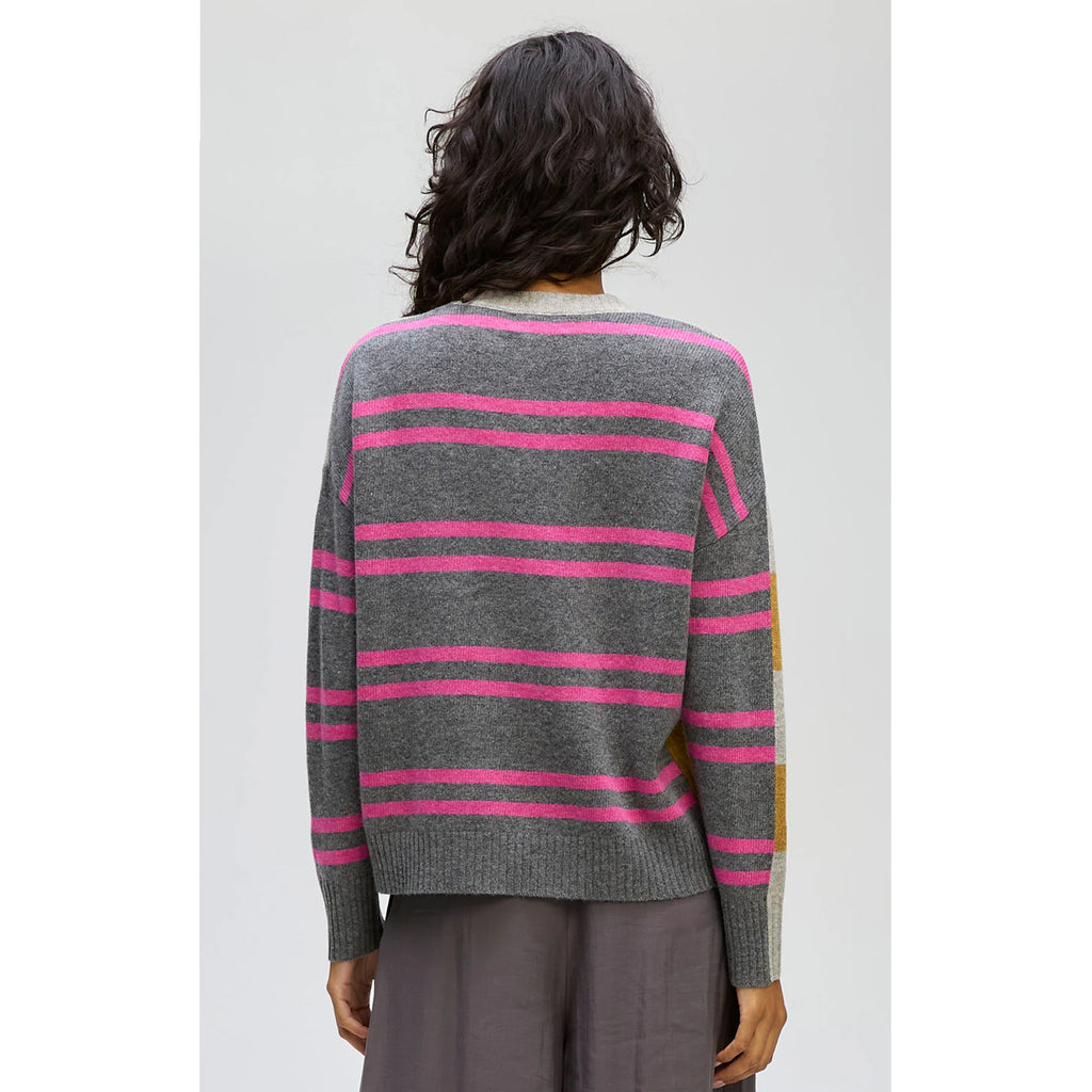 Knit Groove Stripe Crew - Marl