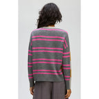 Knit Groove Stripe Crew - Marl