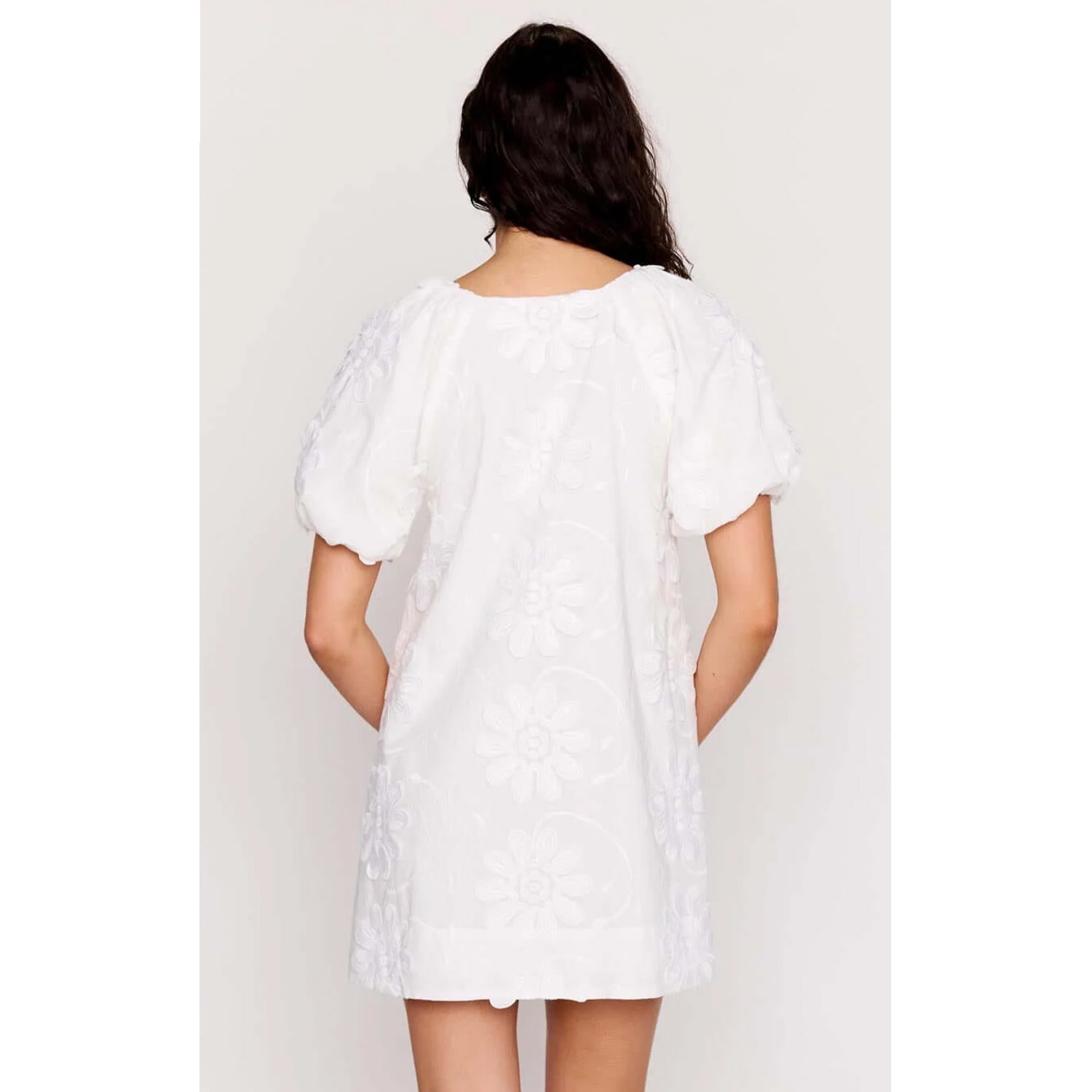 Dress Alessia Smock Mini - White