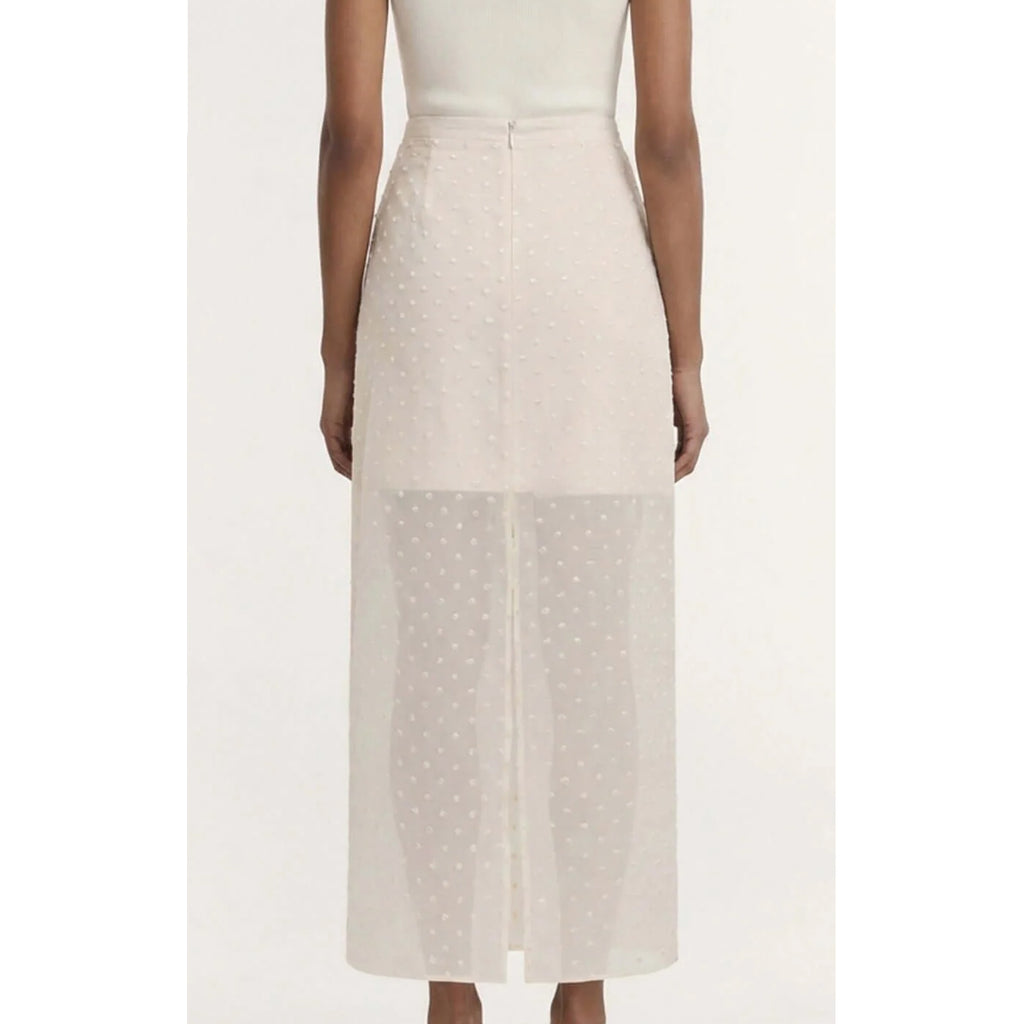 Skirt Midi Etoile - Cream Spot