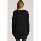 Top Samira Relaxed Knit ONE SIZE - Black