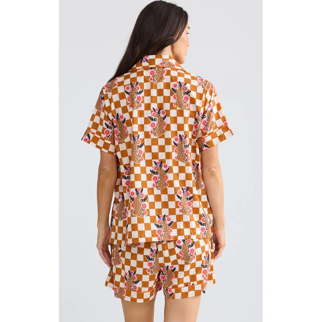 Pyjama Set Namaste - Tiger Check
