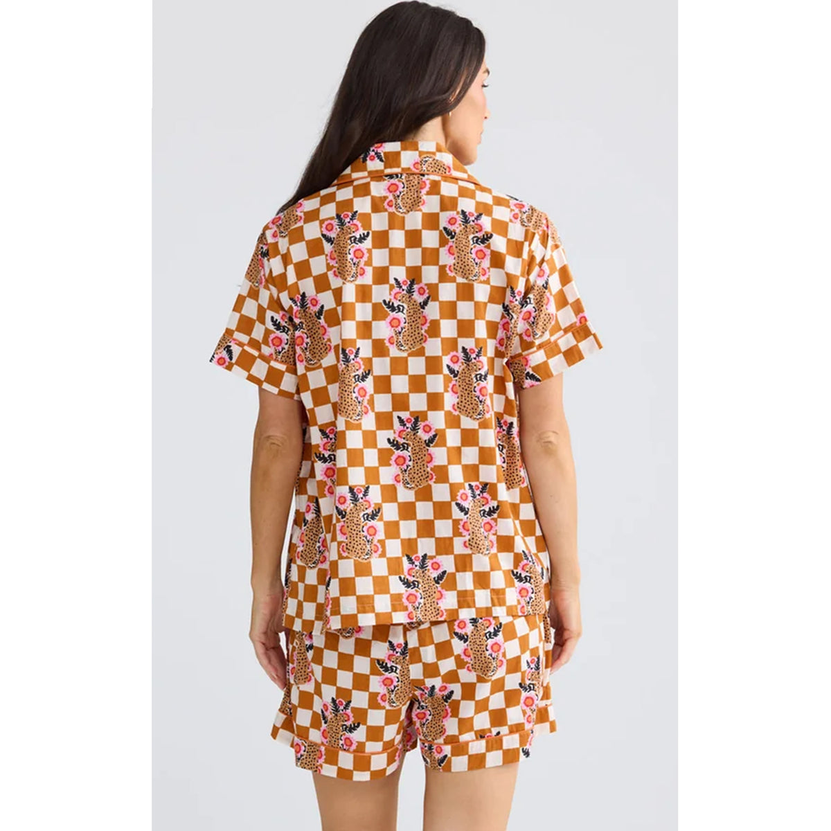 Pyjama Set Namaste - Tiger Check