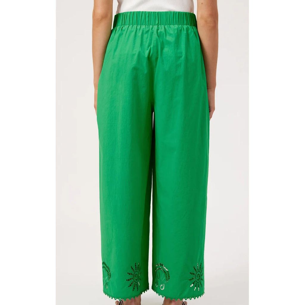 Pant Broderie Larissa - Green