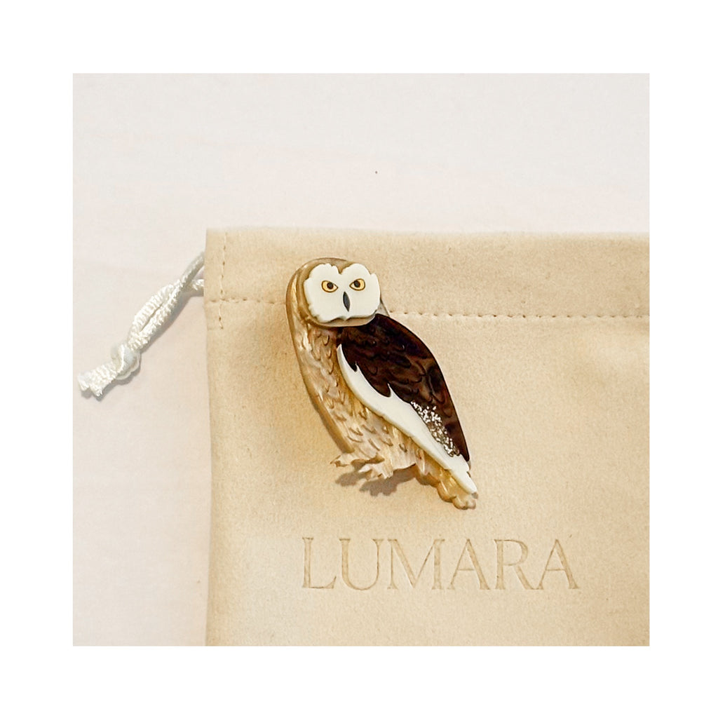 Brooch Acrylic - Owl