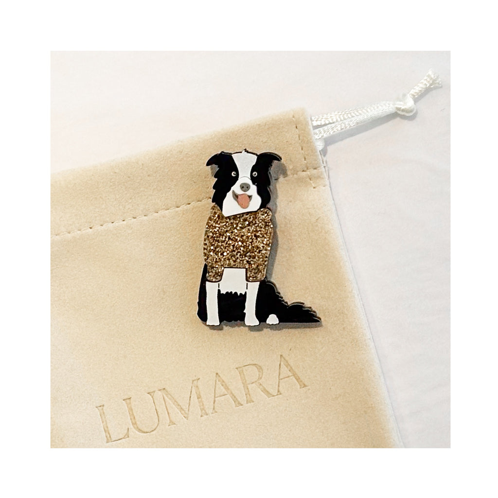 Brooch Acrylic - Dog Buddy