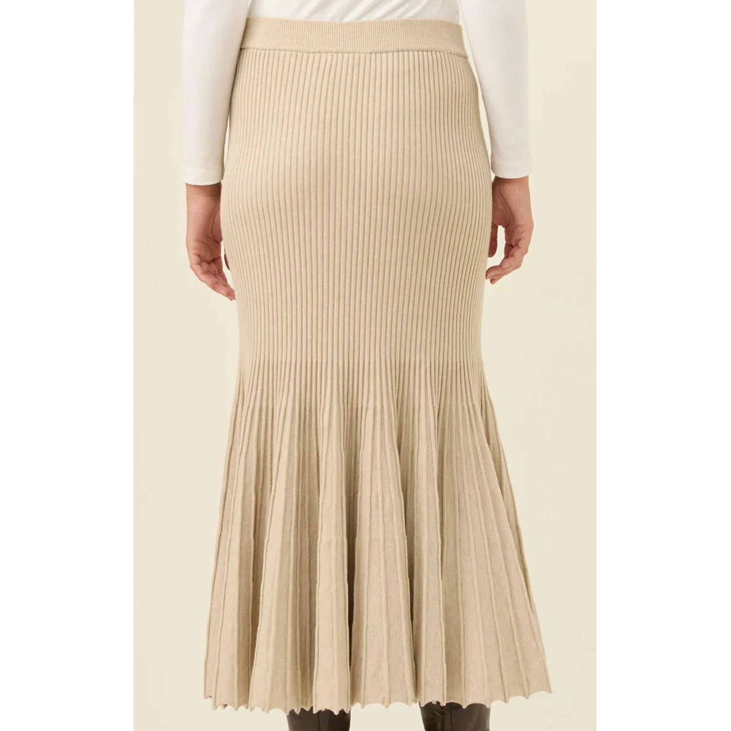 Skirt Nell Knit - Stone