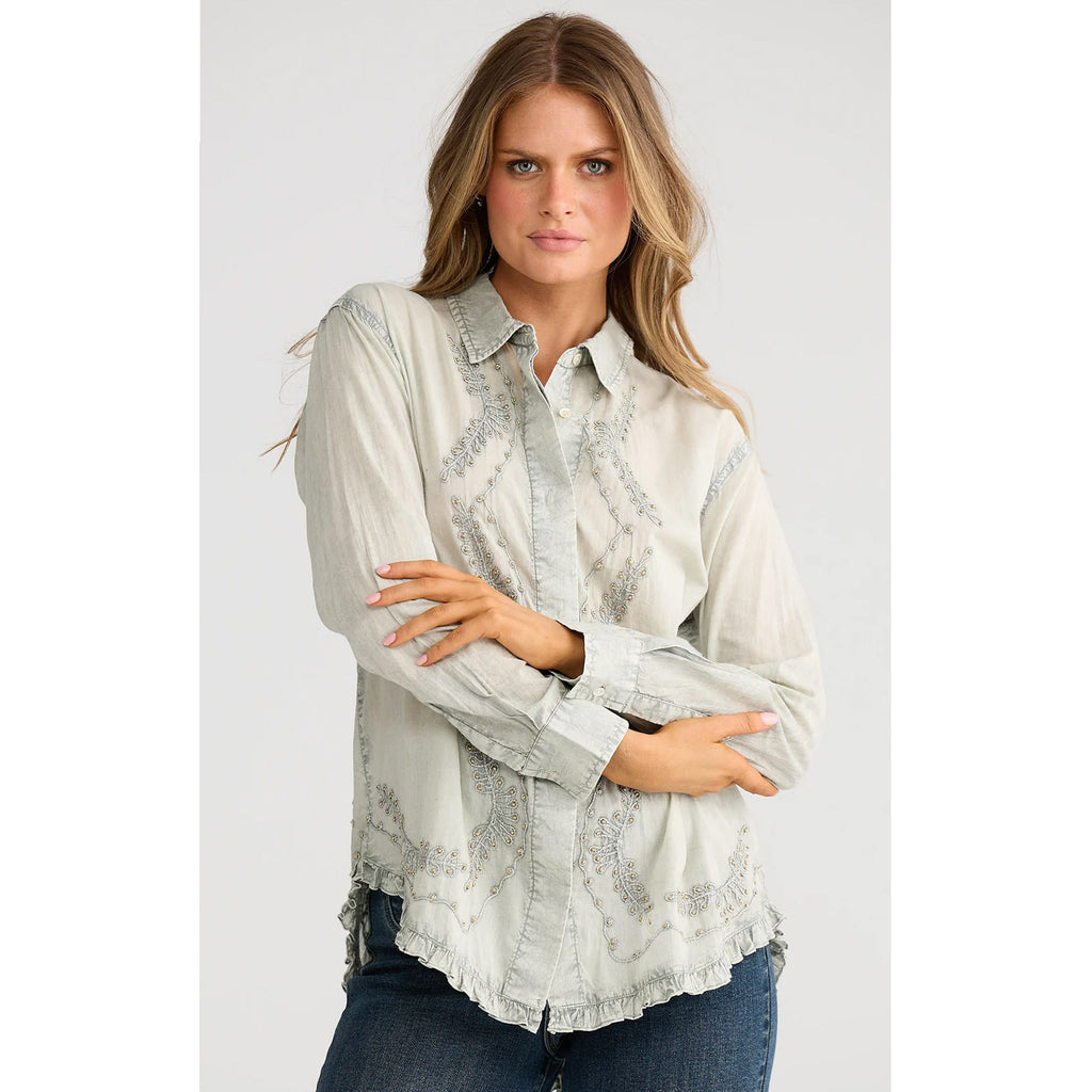 Top Sienna Shirt - Moss