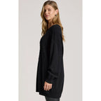 Top Samira Relaxed Knit ONE SIZE - Black