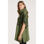 Poncho Maasai ONE SIZE - Pampas/Black