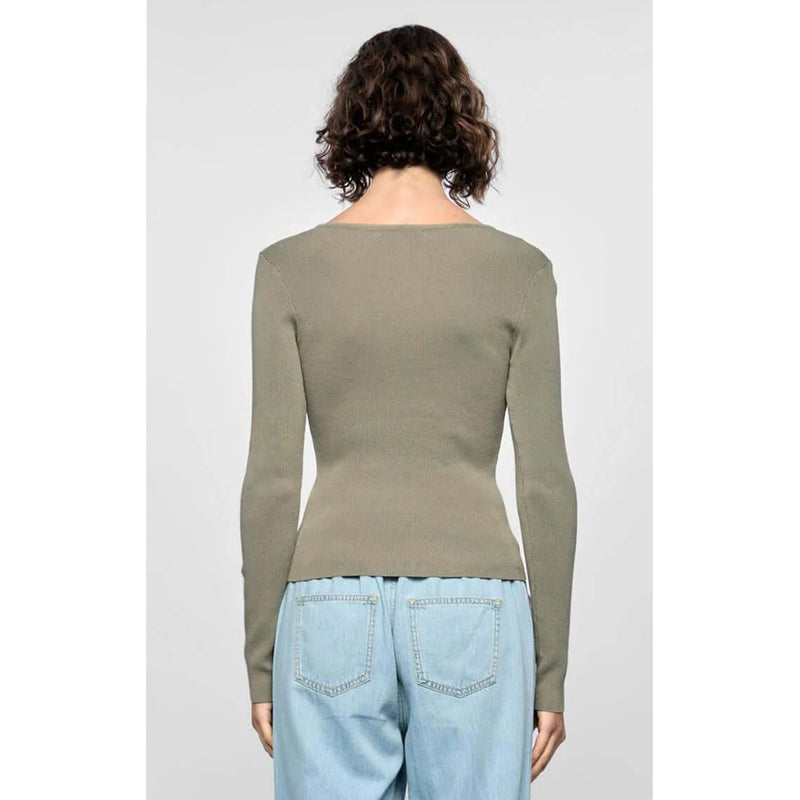 Top Mira Twist Knit - Pistachio