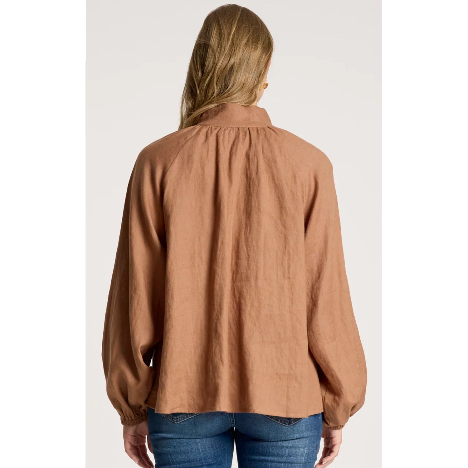 Top Bajau Button Shirt - Clay