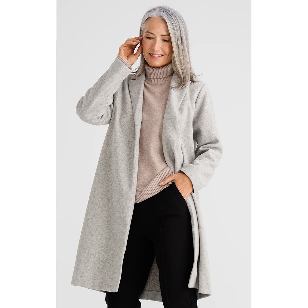 Coat Bella - Grey Marle