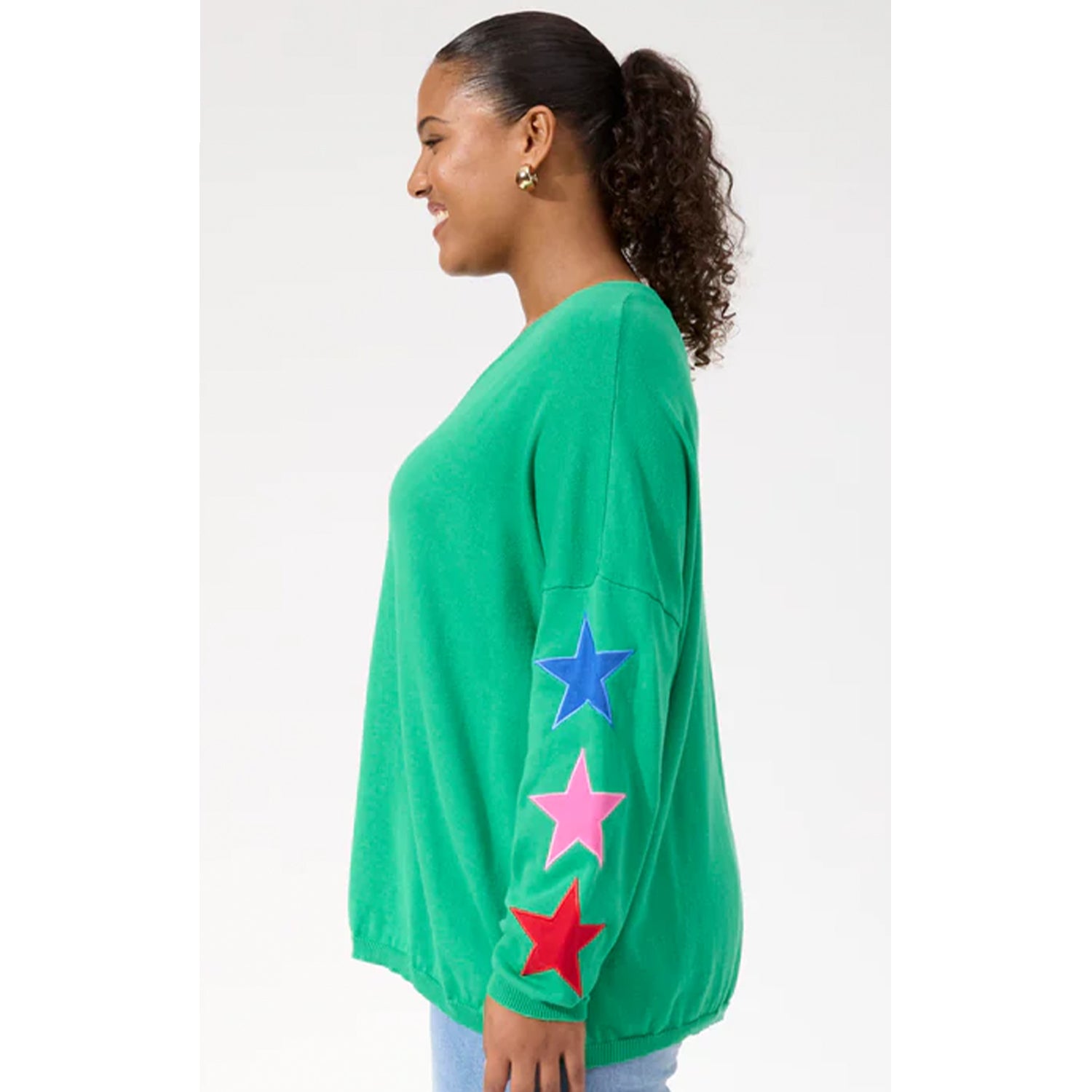 Jumper Vermont Star V Neck OS - Green