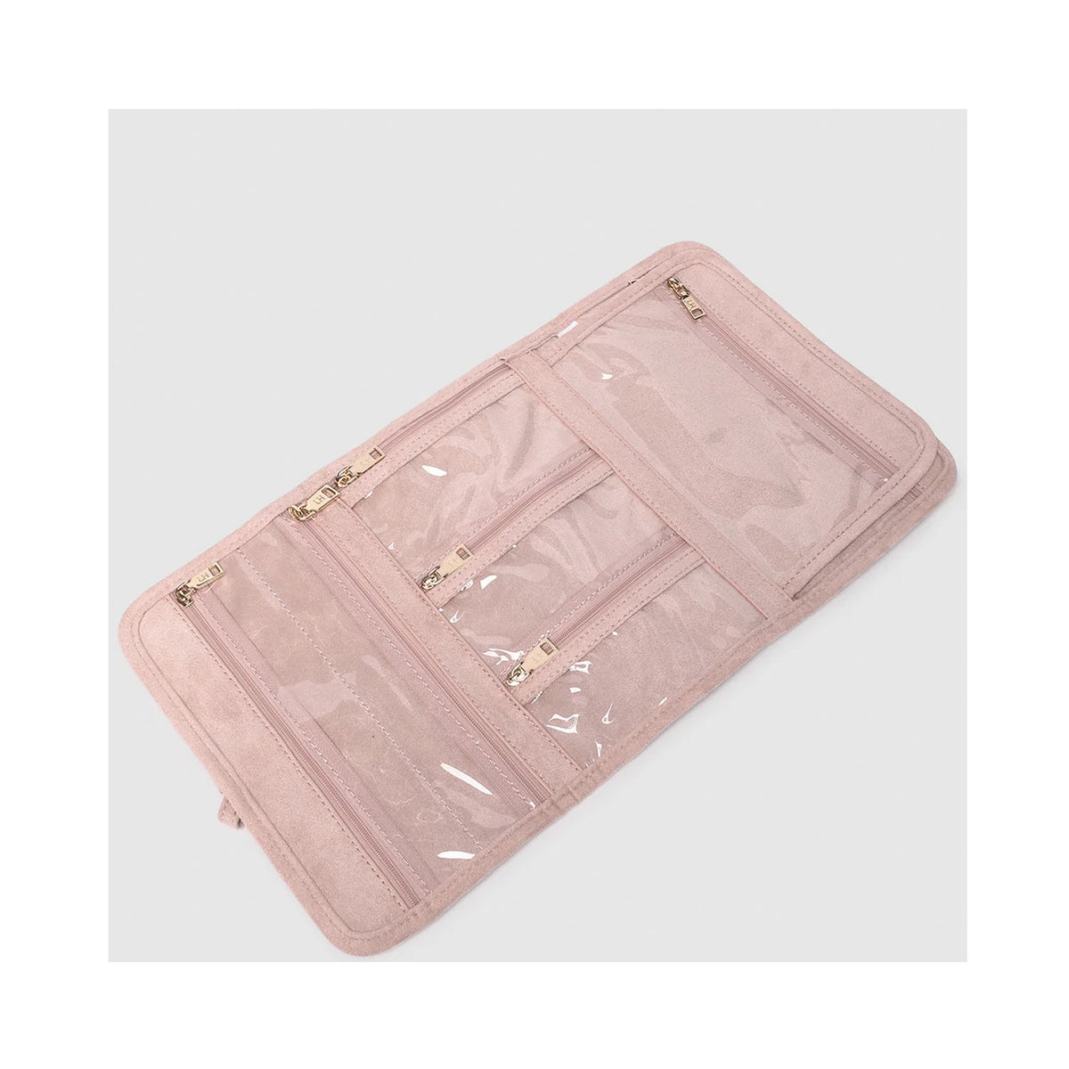 Jewellery Sleeve Carla Suedette - Pale Pink