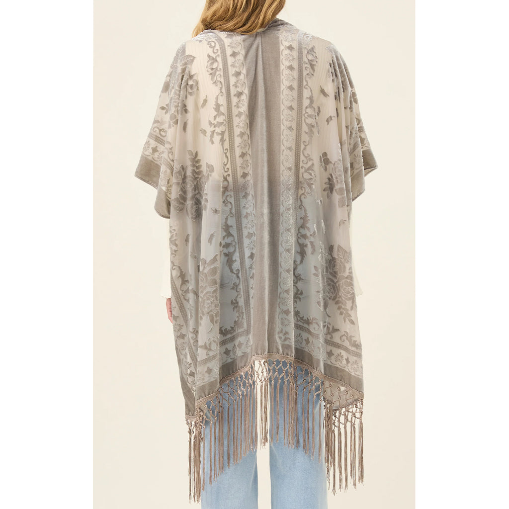 Cape Navi Velvet - Stone