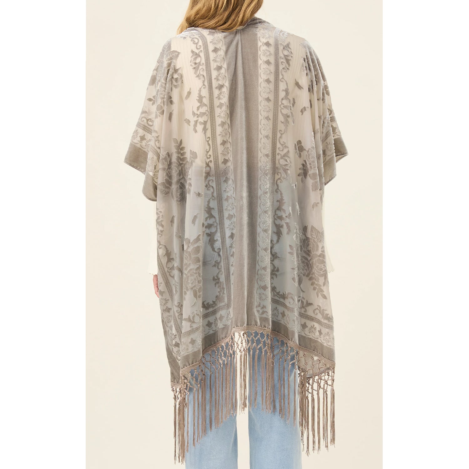 Cape Navi Velvet - Stone