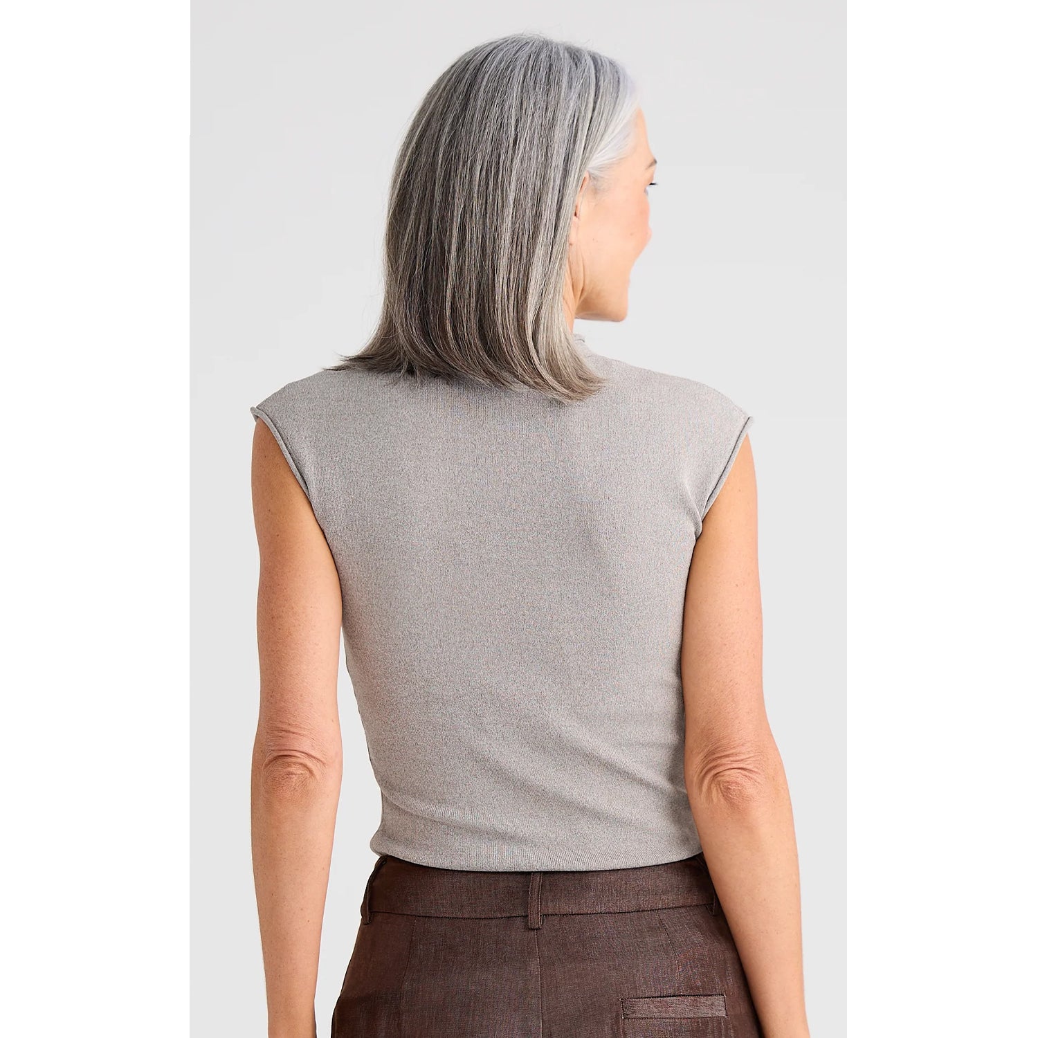 Top Knit Clara - Oat Marle