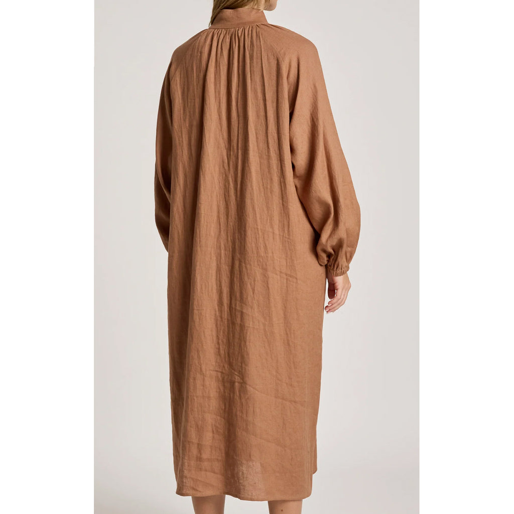 Dress Bajau Button - Clay